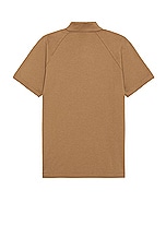 Reigning Champ Lightweight Jersey Polo in Clay, view 2, click to view large image.