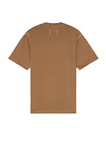 Reigning Champ Midweight Jersey Classic T-shirt in Clay, view 2, click to view large image.