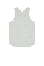 Reigning Champ Lightweight Jersey Tank Top in Heather Grey, view 1, click to view large image.