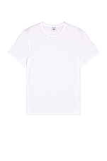 Reigning Champ 2 Pack T-Shirt in White & Black, view 4, click to view large image.