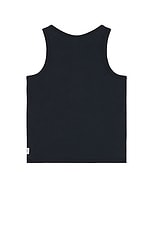 Reigning Champ Lightweight Jersey Tank Top in Navy, view 2, click to view large image.