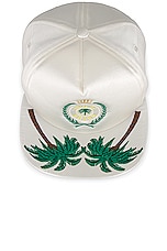 Rhude Hotel De Rhude Hat in Off White, view 3, click to view large image.