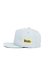 Rhude R-crown Hat in Light Blue, view 3, click to view large image.
