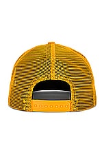 Rhude Cigars Trucker Hat in Yellow & Ivory, view 2, click to view large image.