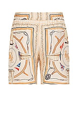 Rhude Rhude Nautica Silk Short in Multi, view 2, click to view large image.