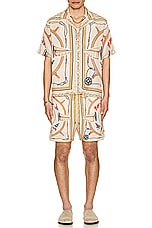 Rhude Rhude Nautica Silk Short in Multi, view 5, click to view large image.
