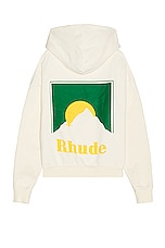 Rhude Moonlight Hoodie in Vintage White, view 1, click to view large image.