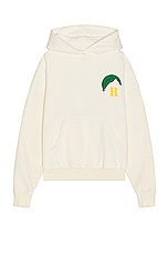 Rhude Moonlight Hoodie in Vintage White, view 2, click to view large image.