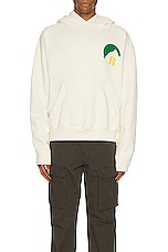 Rhude Moonlight Hoodie in Vintage White, view 3, click to view large image.