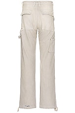 Rhude Reza Double Knee Pant in Elephant, view 2, click to view large image.