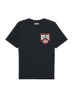 Rhude Card Tee in Vintage Black, view 2, click to view large image.