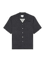 Rhude Croc Shirt in Black, view 1, click to view large image.