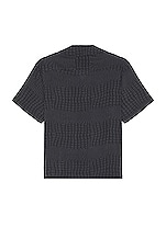 Rhude Croc Shirt in Black, view 2, click to view large image.