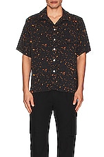 Rhude Tortoise Shirt in Black & Multi, view 4, click to view large image.