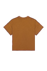 Rhude Reverse Tee in Camel, view 2, click to view large image.