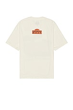 Rhude Black Hills Rally Tee in Vintage White, view 2, click to view large image.