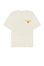 Rhude Worldwide Tee in Vintage White, view 2, click to view large image.