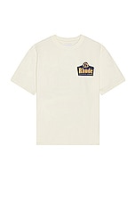 Rhude Grand Cru Tee in Vintage White, view 2, click to view large image.