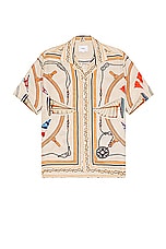 Rhude Rhude Nautica Silk Shirt in Multi, view 1, click to view large image.
