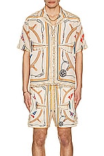 Rhude Rhude Nautica Silk Shirt in Multi, view 3, click to view large image.