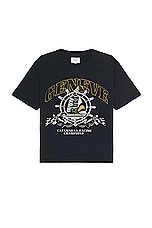 Rhude Geneve Catamaran Tee in Vintage Black, view 1, click to view large image.