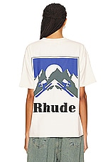 Rhude Moonlight T-Shirt in Vintage White, view 4, click to view large image.