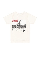 Rhude Horse Tee in White, view 1, click to view large image.