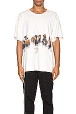 Rhude Wild Horses Tee in White, view 1, click to view large image.