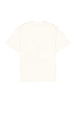 Rhude Leopard Tee 2 in Vintage White, view 2, click to view large image.