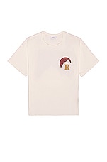 Rhude Moonlight Tee in Vintage White, view 2, click to view large image.