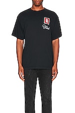 Rhude Monaco Tee in Vintage Black, view 3, click to view large image.