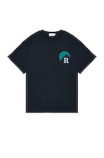Rhude Moonlight Tee in Vintage Black, view 2, click to view large image.