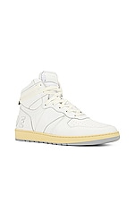 Rhude Rhecess Hi in White/white, view 2, click to view large image.