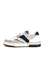 Rhude Racing Sneaker in in Navy, Tan, & White, view 5, click to view large image.