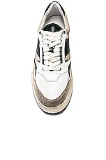 Rhude Racing Sneaker in in Olive, Tan, & White, view 4, click to view large image.