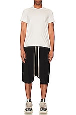 Rick Owens Cargo Pod Shorts in Black, view 5, click to view large image.