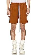 Rick Owens Bela Boxers in Clay, view 4, click to view large image.