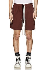 Rick Owens Bela Boxers in Henna, view 4, click to view large image.