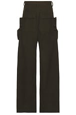 Rick Owens Stefan Cargo Pant in Forest, view 2, click to view large image.