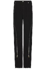Rick Owens Bolan Banana Jeans in Black, view 1, click to view large image.
