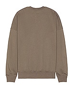 Rick Owens X Champion Pullover Sweater in Dust, view 2, click to view large image.