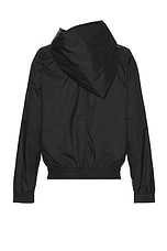 Rick Owens X Champion Mountain Hoodie in Black, view 2, click to view large image.