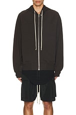 Rick Owens Windbreaker Jacket in Dark Dust, view 3, click to view large image.