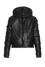 Rick Owens Reversible Sealed Windbreaker Jacket In Black in Black, view 2, click to view large image.