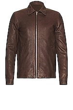 Rick Owens Brad Jacket in Brown, view 1, click to view large image.