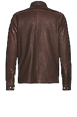 Rick Owens Brad Jacket in Brown, view 2, click to view large image.