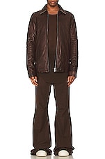 Rick Owens Brad Jacket in Brown, view 4, click to view large image.