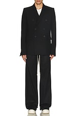 Rick Owens Jmf Blazer in Black, view 4, click to view large image.