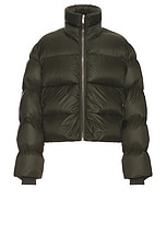 Rick Owens Turtle Jacket in Forest, view 1, click to view large image.