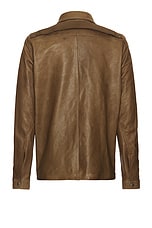 Rick Owens Brad Jacket in Bean, view 2, click to view large image.